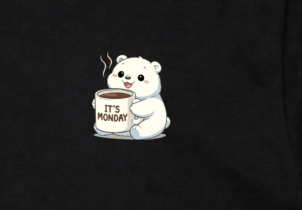 Loose-Fit Heavyweight Cotton Short Sleeve T-Shirt (It's Monday)