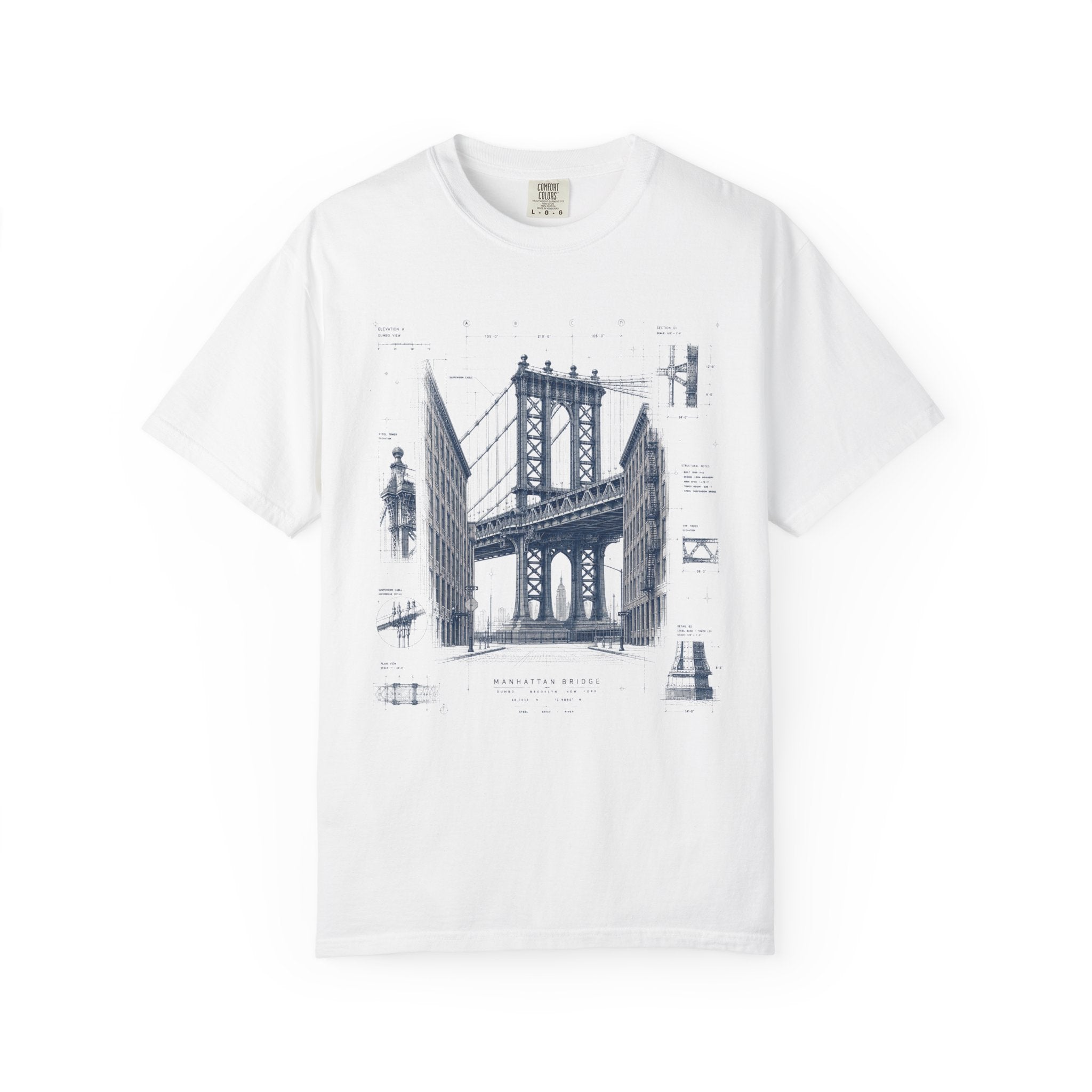 Manhattan Blueprint Rhythm Garment Dyed Heavyweight