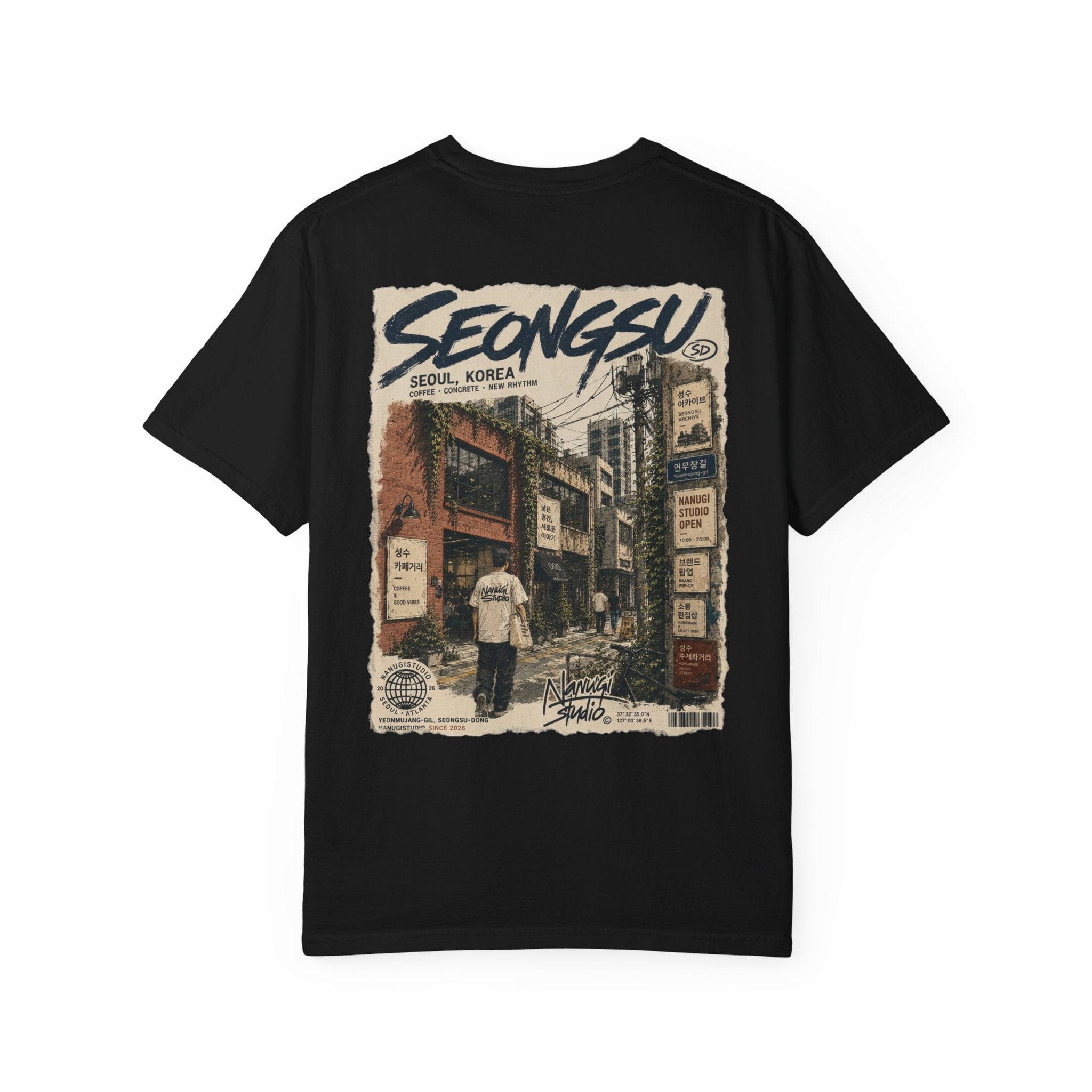 Seoul Seongsu Rhythm Garment Dyed Heavyweight Tee vol.2