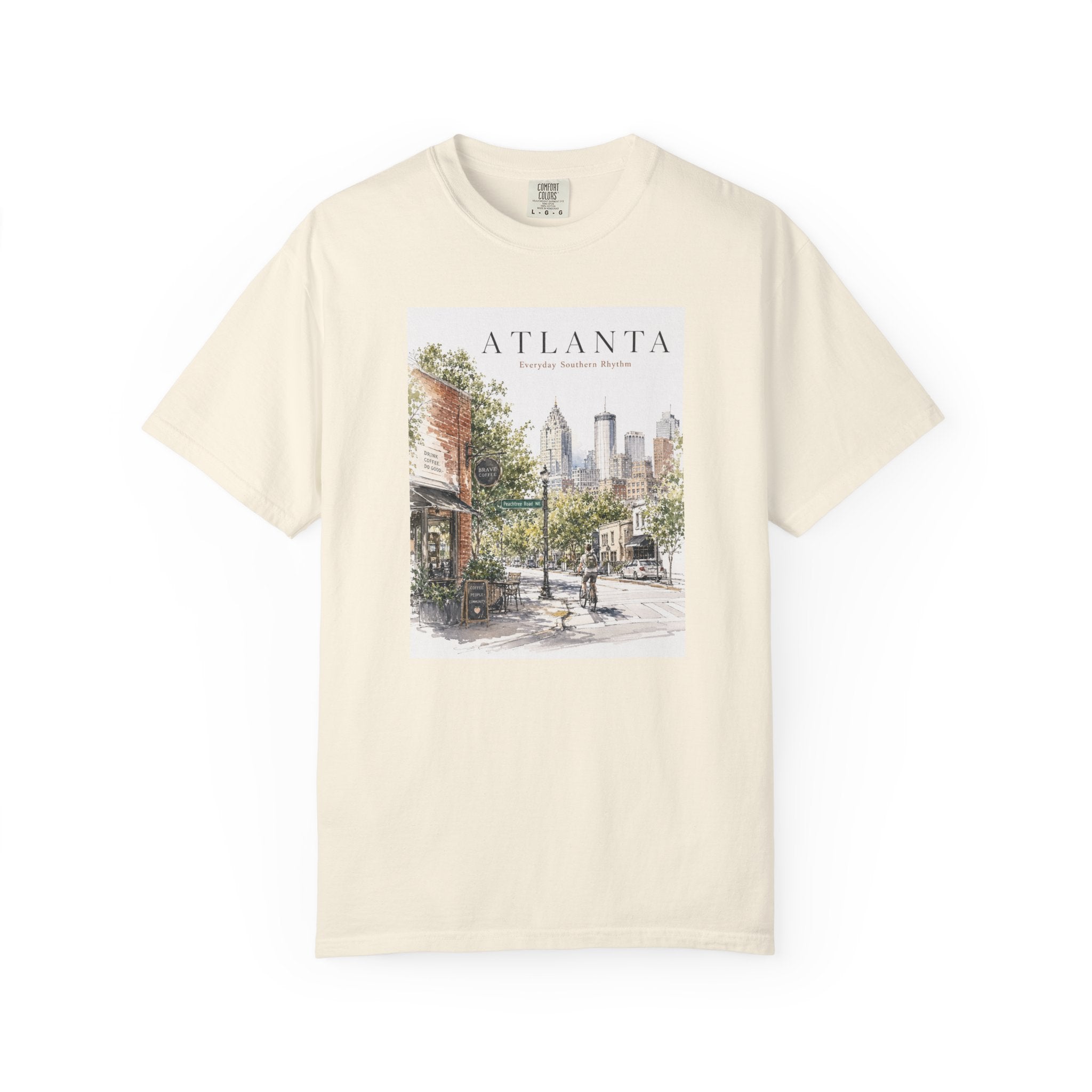 Atlanta Southern Rhythm Garment Dyed Heavyweight Tee