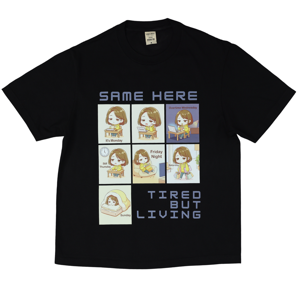 Heavyweight Shirt - Tired But Living
