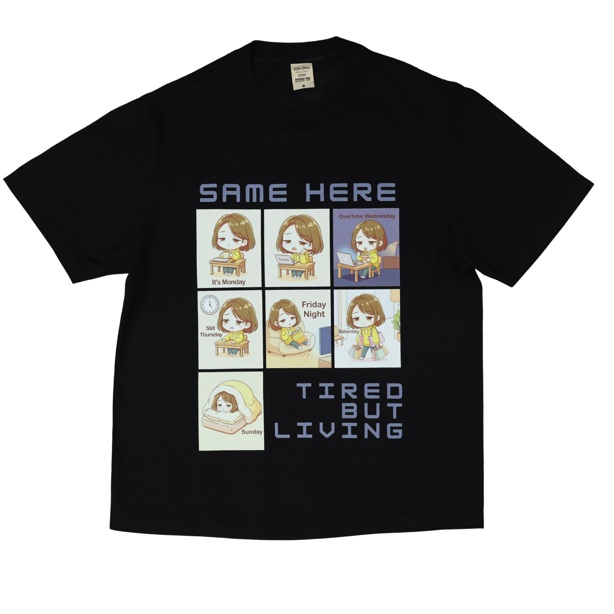 Heavyweight Shirt - Tired But Living