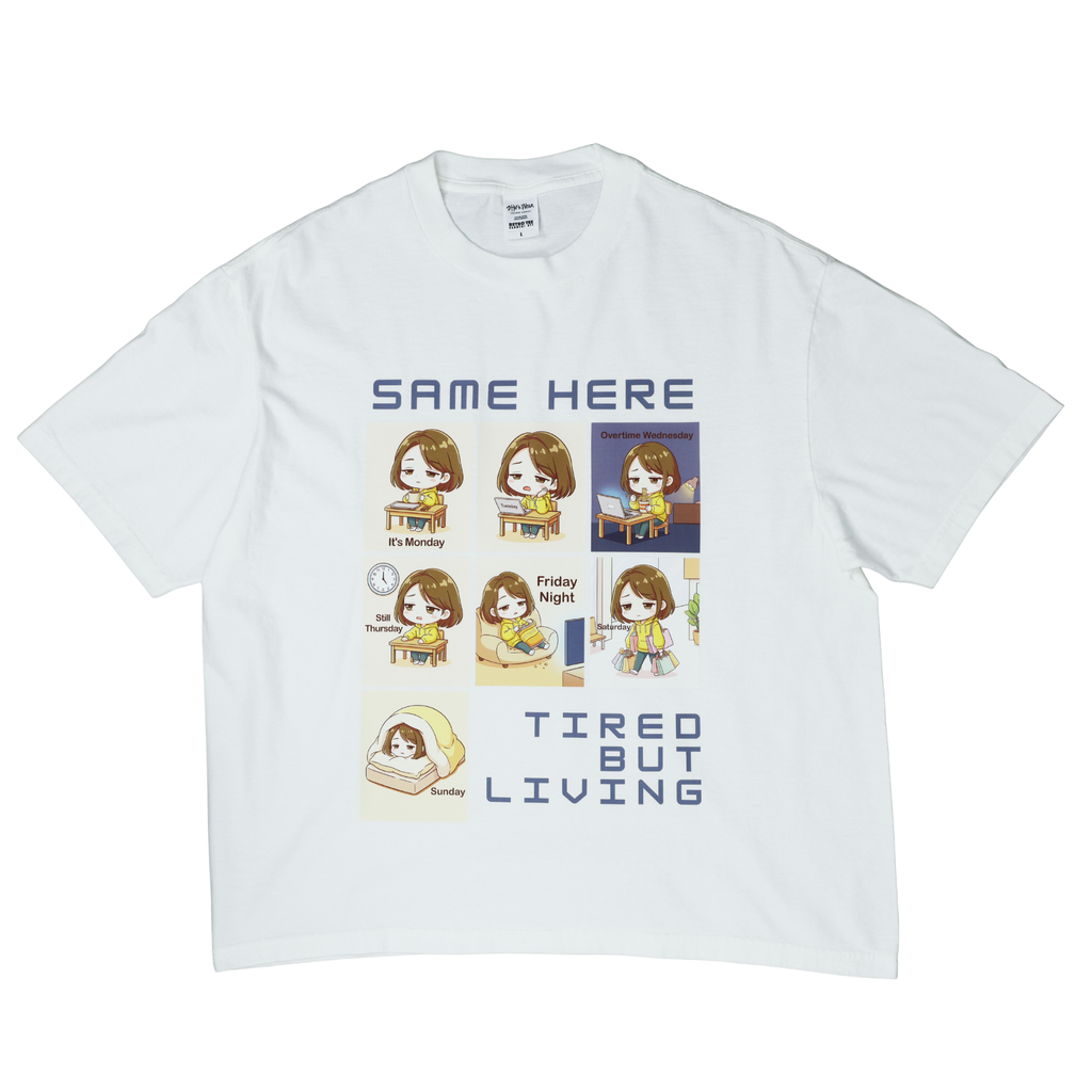 Heavyweight Shirt - Tired But Living