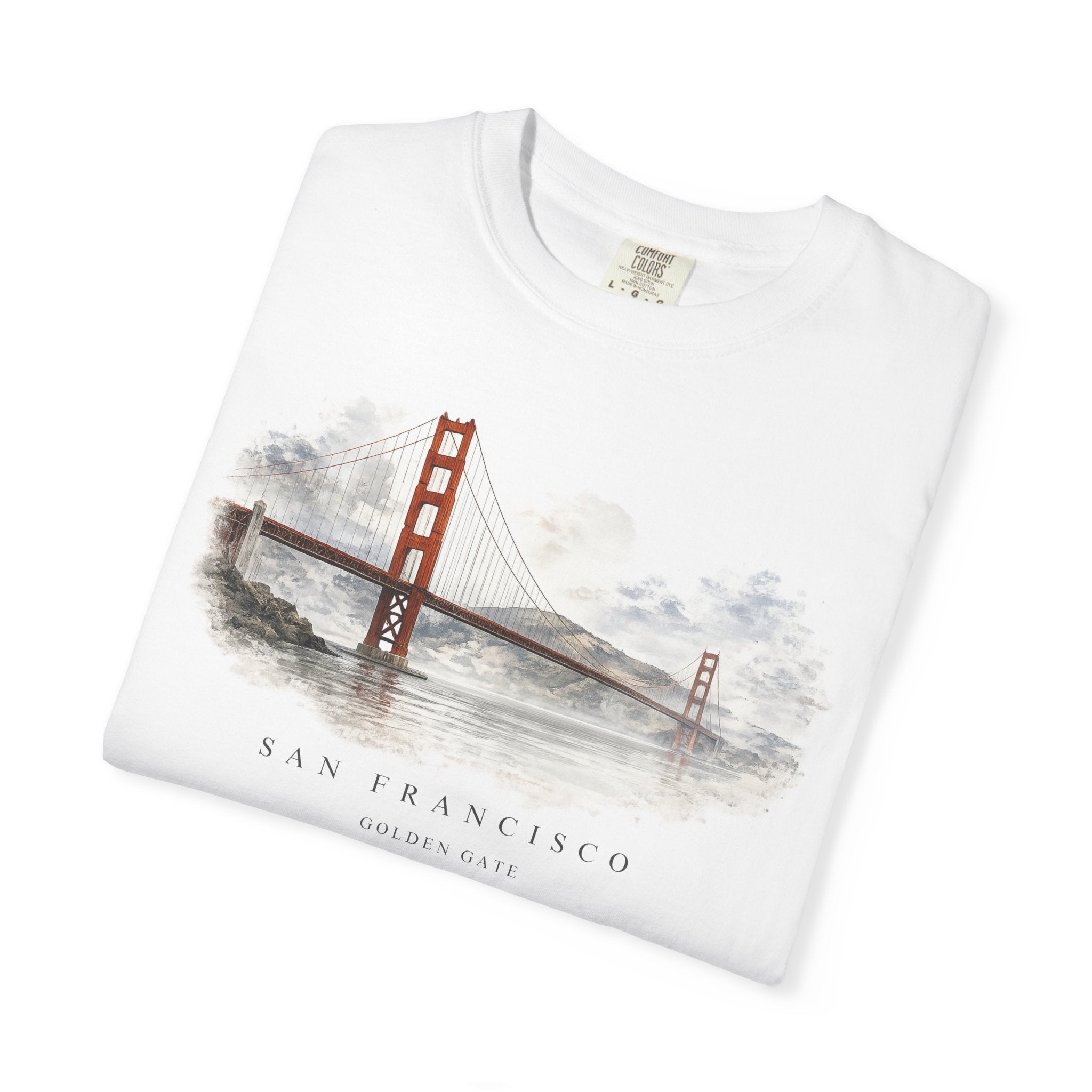 San Francisco Golden Gate Garment Dyed Heavyweight Tee