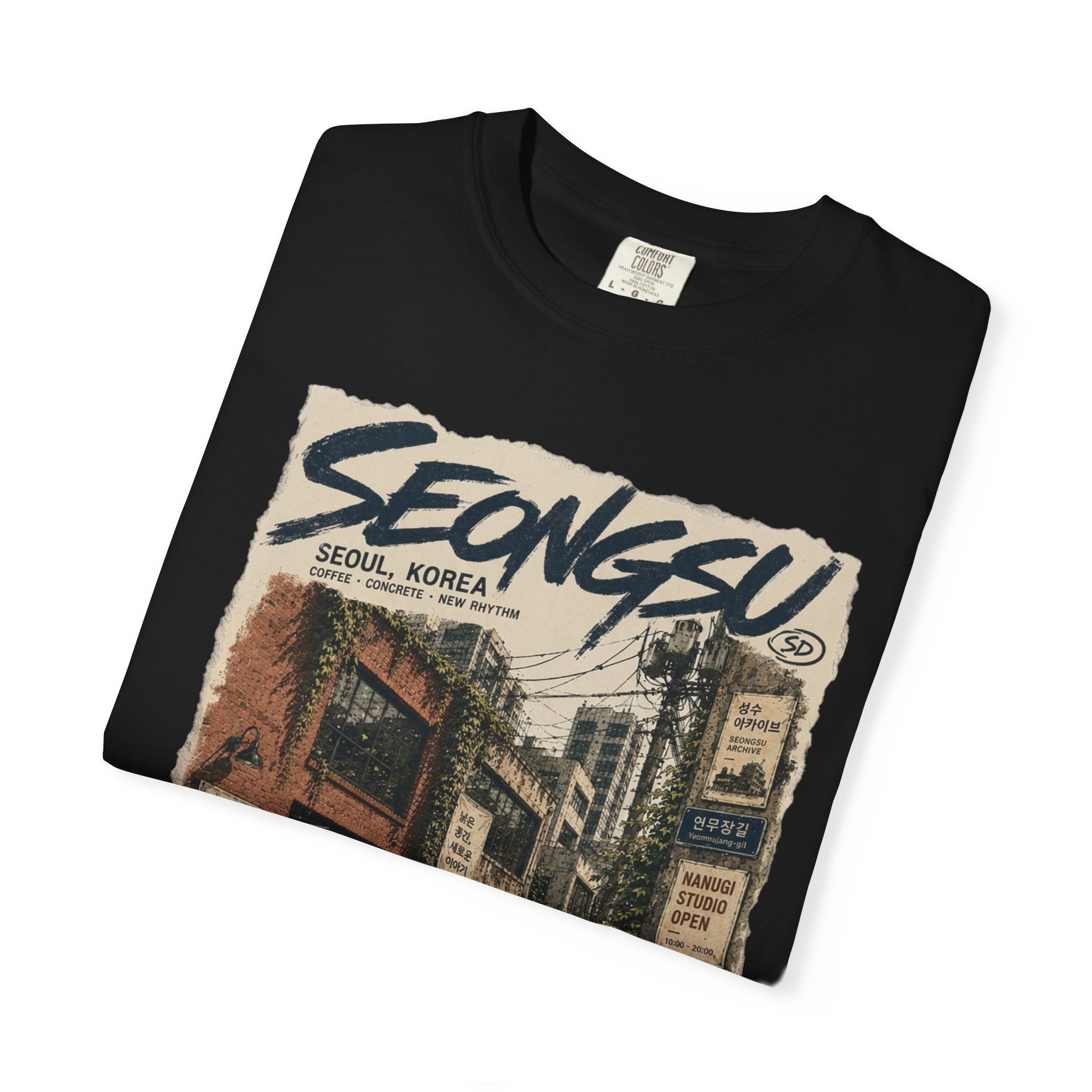 Seoul Seongsu Rhythm Garment Dyed Heavyweight Tee Vol.3
