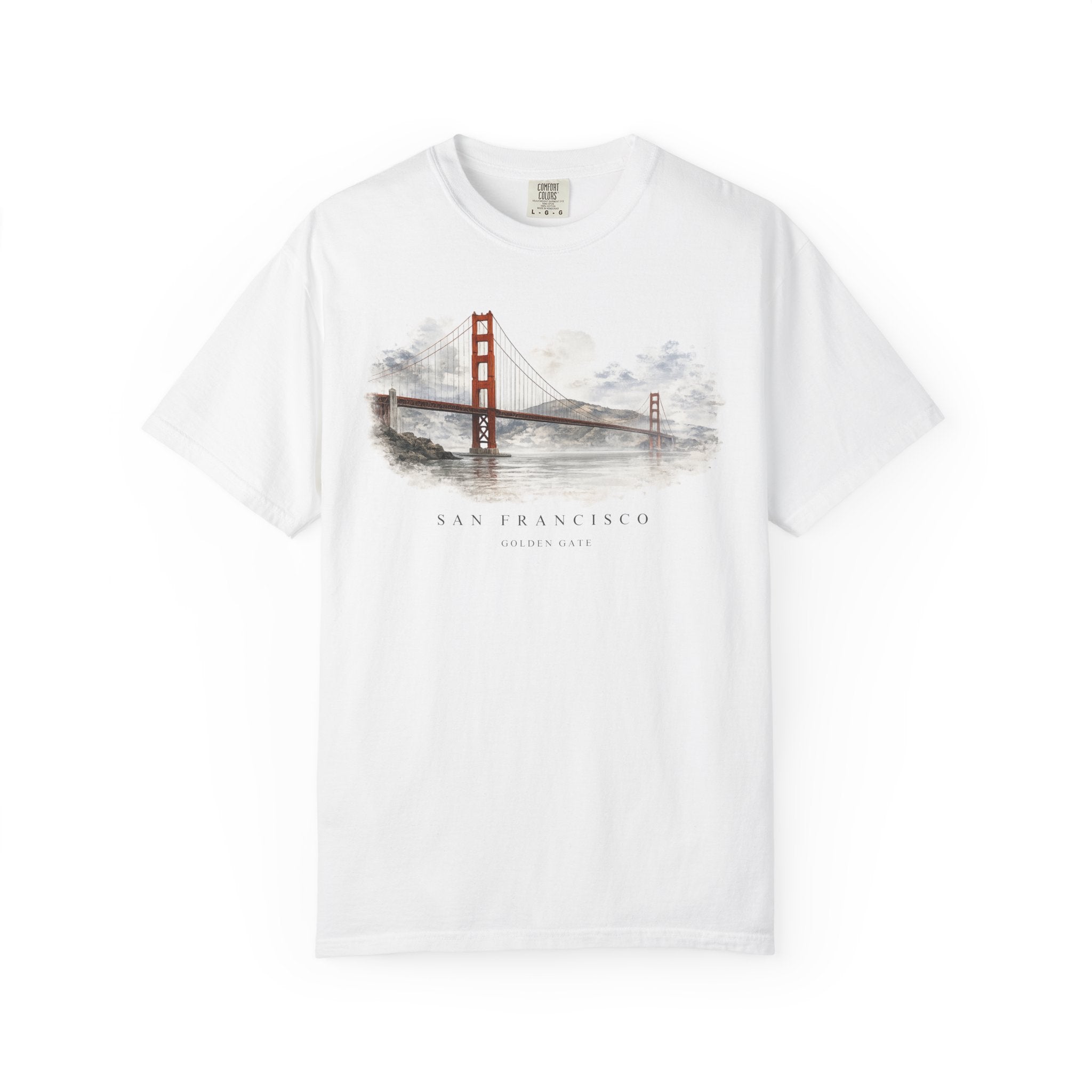 San Francisco Golden Gate Garment Dyed Heavyweight Tee
