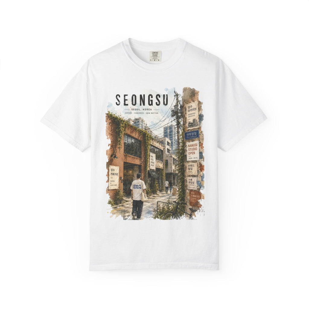 Seoul Seongsu Rhythm Garment Dyed Heavyweight Tee