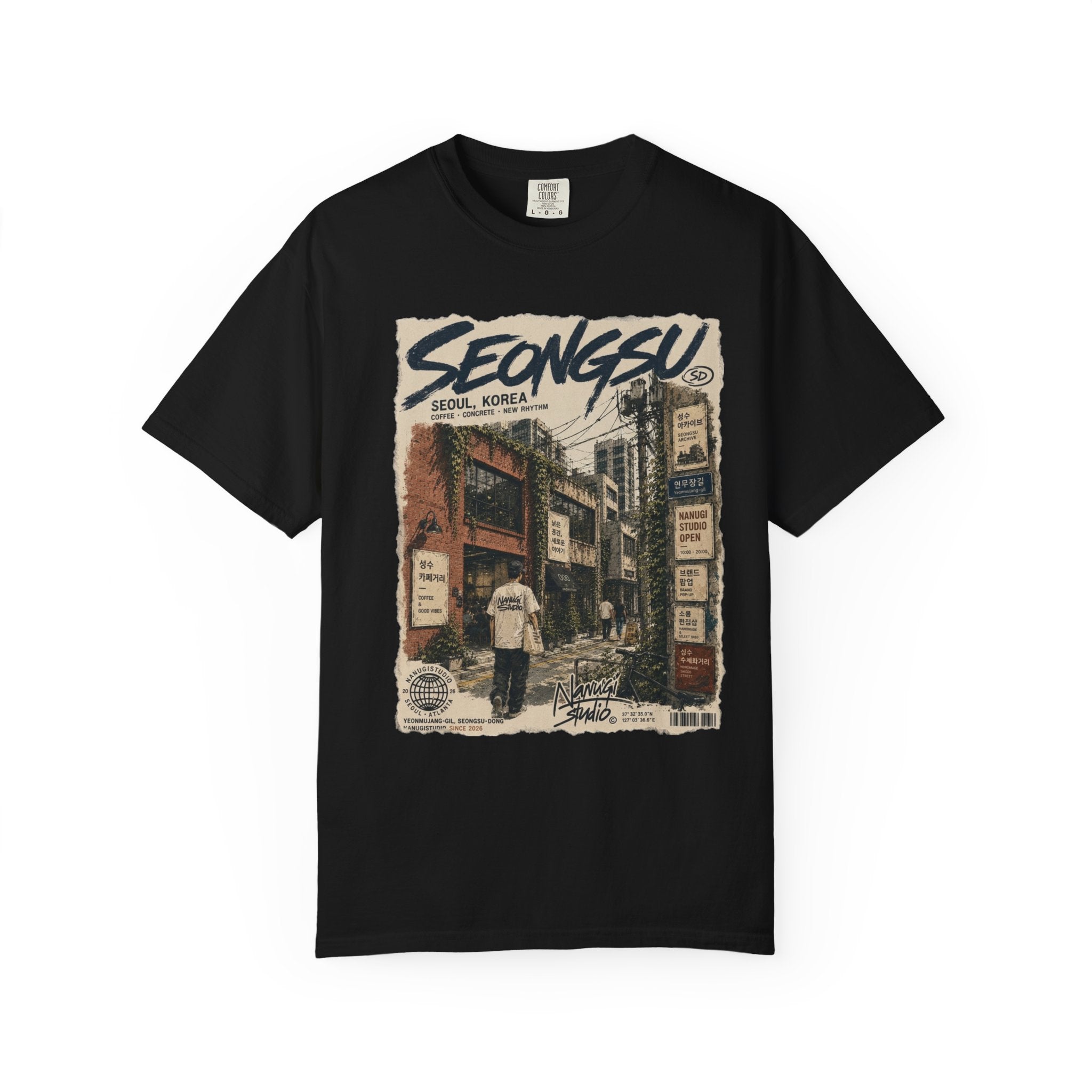 Seoul Seongsu Rhythm Garment Dyed Heavyweight Tee Vol.3