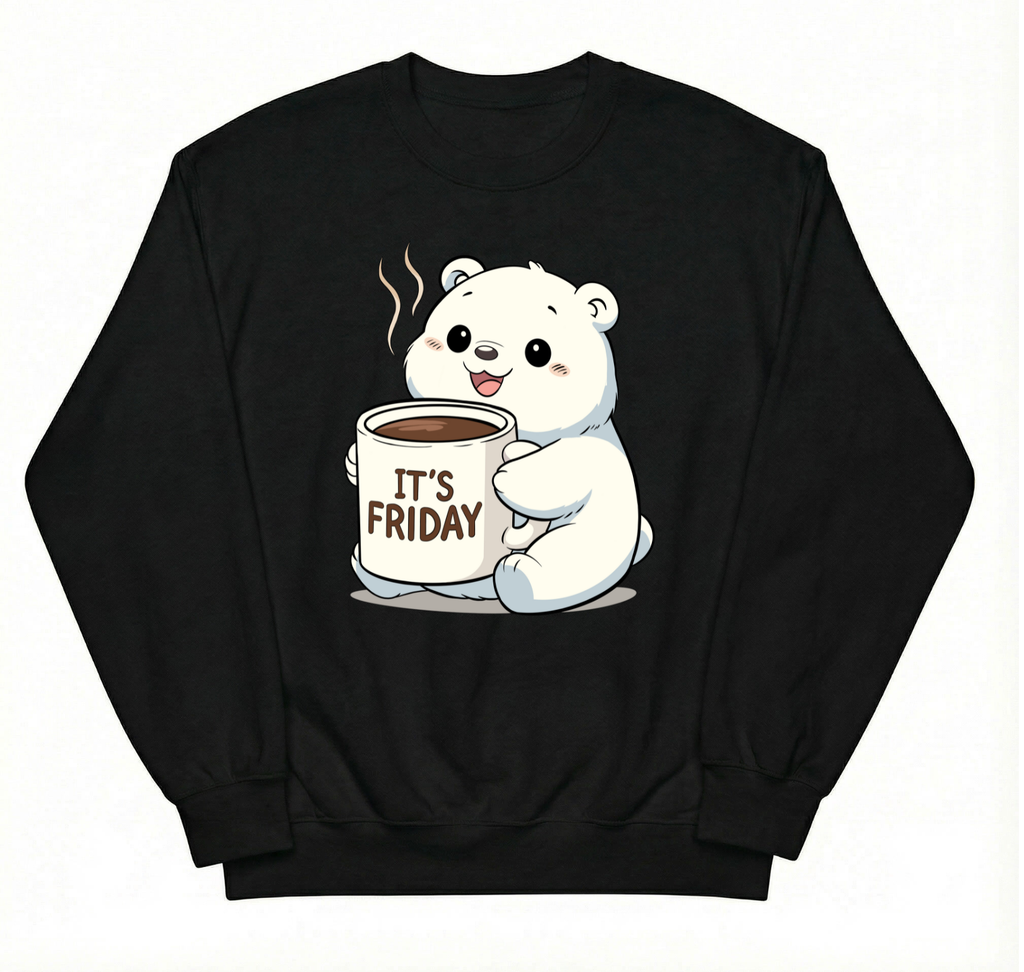 LOOSE-FIT SWEATSHIRT (It's Friday)