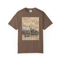 Seattle Skyline Garment Dyed Heavyweight Tee