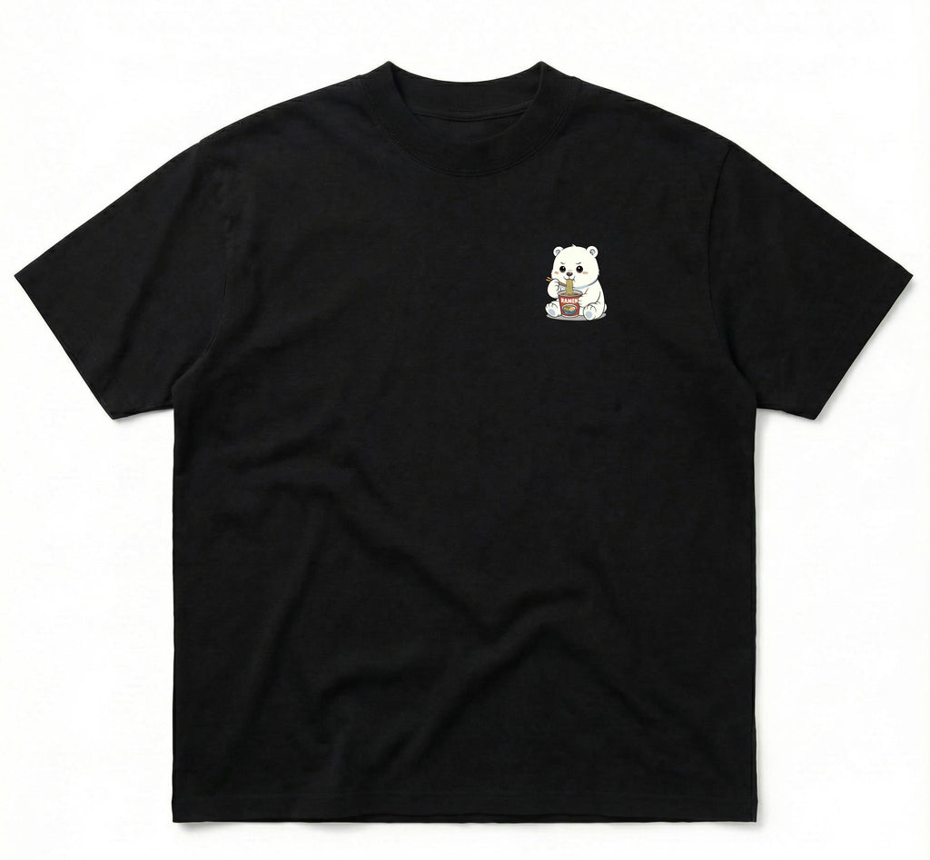 Loose-Fit Heavyweight Cotton Short Sleeve T-Shirt (Ramen)