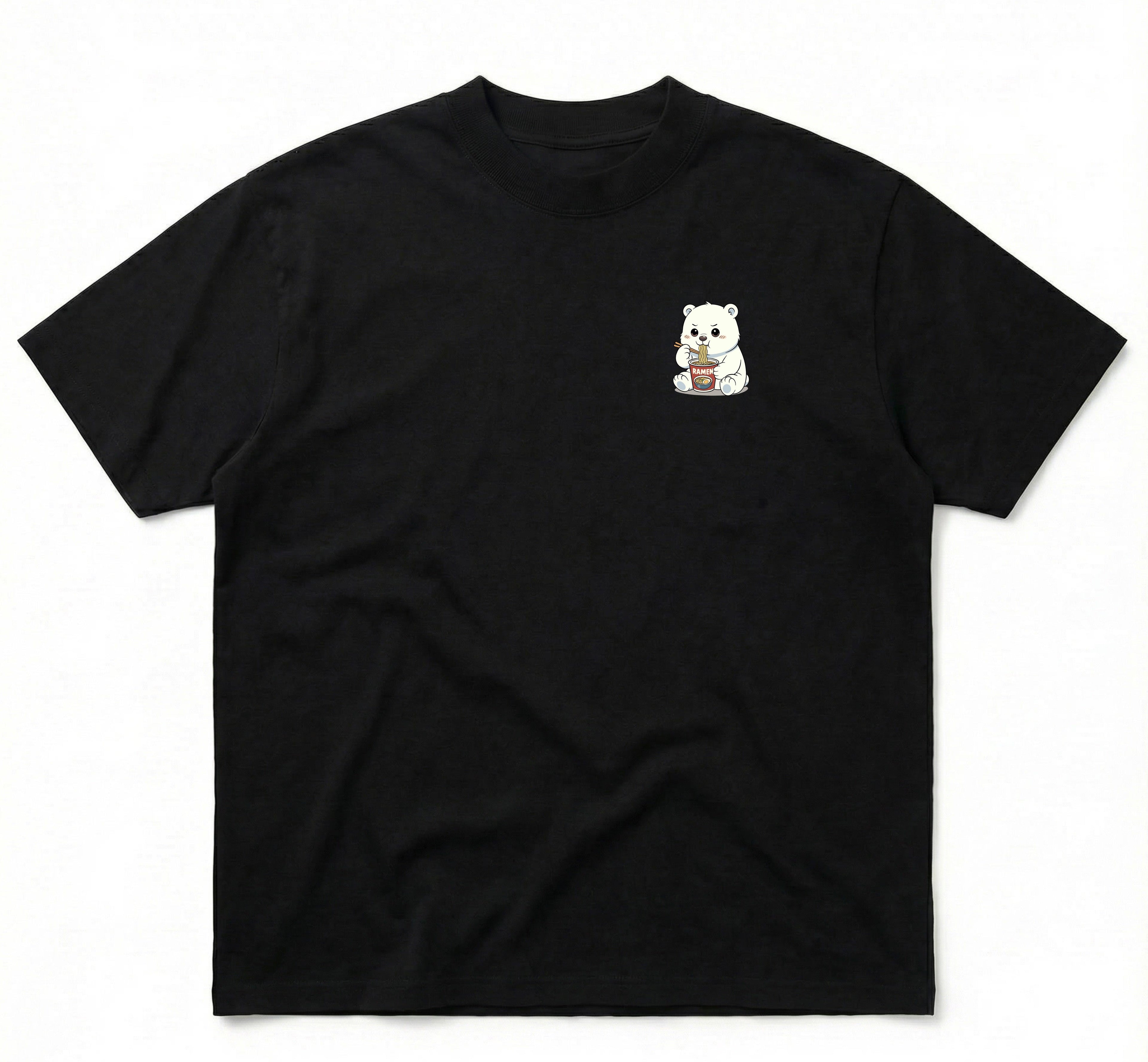 Loose-Fit Heavyweight Cotton Short Sleeve T-Shirt (Ramen)