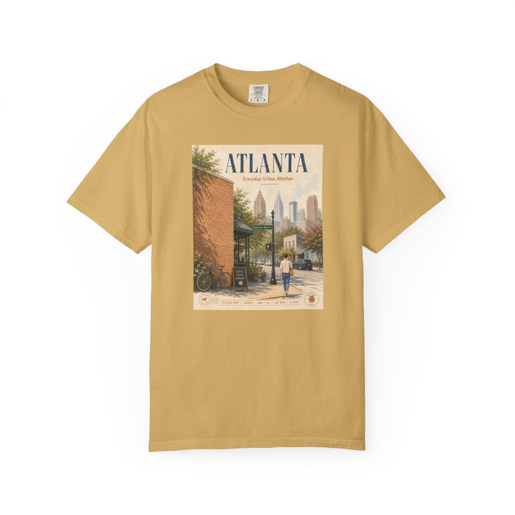 Atlanta Urban Rhythm Garment Dyed Heavyweight Tee