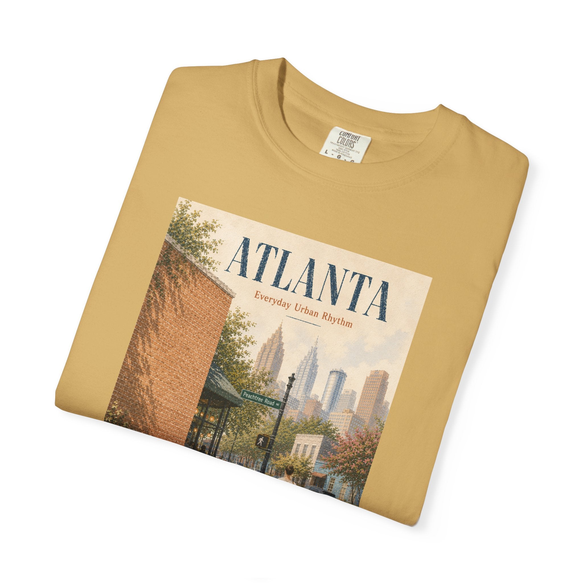 Atlanta Urban Rhythm Garment Dyed Heavyweight Tee