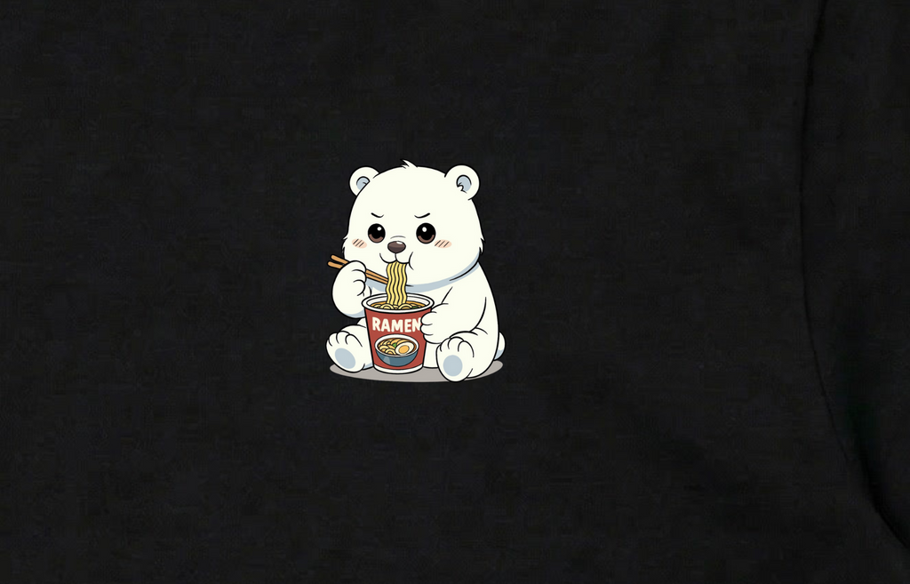 Loose-Fit Heavyweight Cotton Short Sleeve T-Shirt (Ramen)
