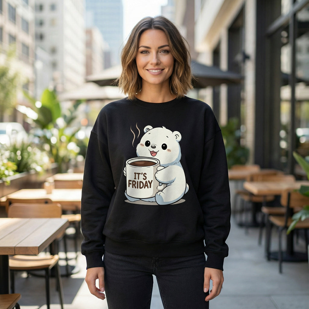 LOOSE-FIT SWEATSHIRT (It's Friday)